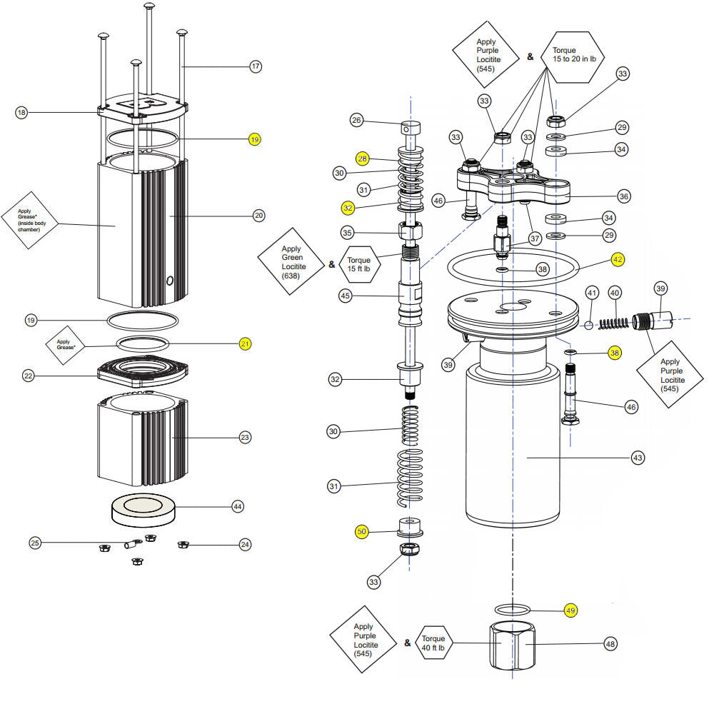 Balcrank Air Motor Soft Parts Kit for Panther 900031