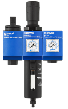 Prevost Filter-Regulator with Manual Valve and Progressive Pressurization Valve - 3 Units - ATU VMS