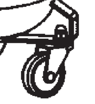 Balcrank Disc Caster for Oil Evacuators 831900