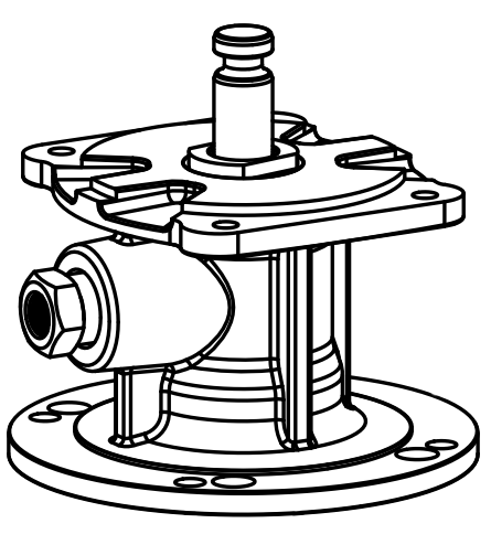 Balcrank Fluid Adapter for Lion HP 50:1 Grease Pump Series 832117