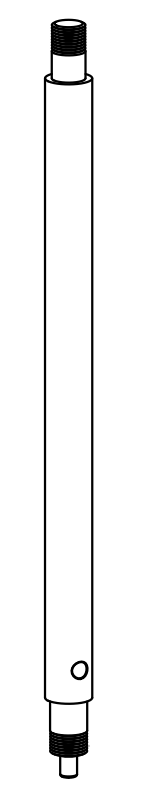 Balcrank Lower Rod for Lion HP 50:1 Grease Pump Series 832126