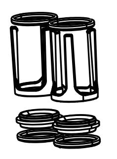 Balcrank Pump Service Kit Ball Seat/Seal/Cage for Poly CF10 & CF15 833209