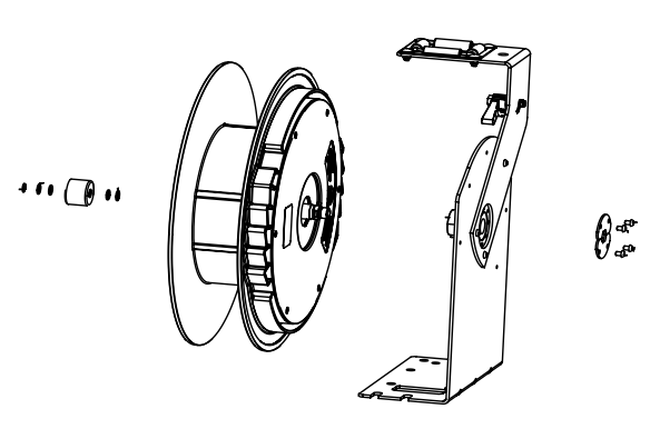 Balcrank Hose Reel Service Kit Spool (Including Power Spring) 833292