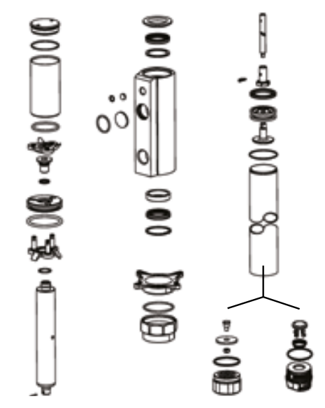 Balcrank Fluid Seal Kit for LYNX Stainless Steel 1:1 833525