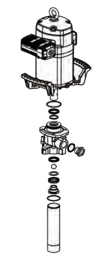 Balcrank Foot Valve Kit for Lion 450 10:1 Oil 833600
