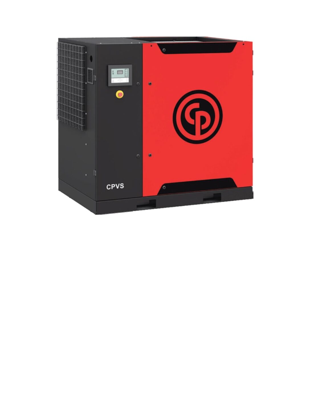 Chicago Pneumatic 200HP CPVS Variable Speed Gear Drive Rotary Screw Air Compressor Base CPVS 200