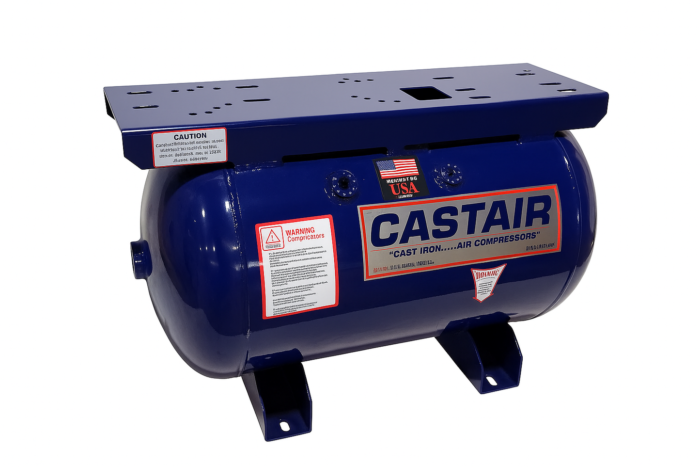 Castair 30 Gallon Horizontal Air Receiver Tank 200PSI 30GH200