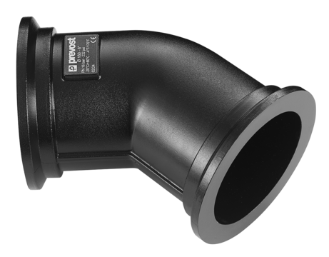 Prevost 45° Aluminum Equal Female Elbow Fitting CC - PPS1 4CCC