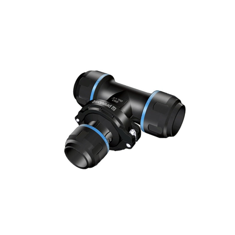 Prevost Aluminum Reducing Branch Tee Fitting for Pipe - PPS1 TR