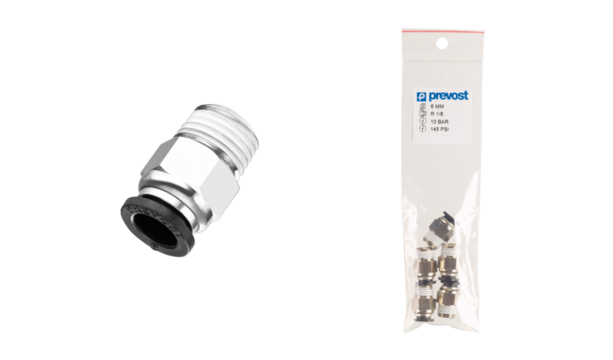 Prevost Standard Straight Male Connector - RPD MR