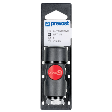 Prevost Female Safety Quick Coupler on Plate - prevoS1