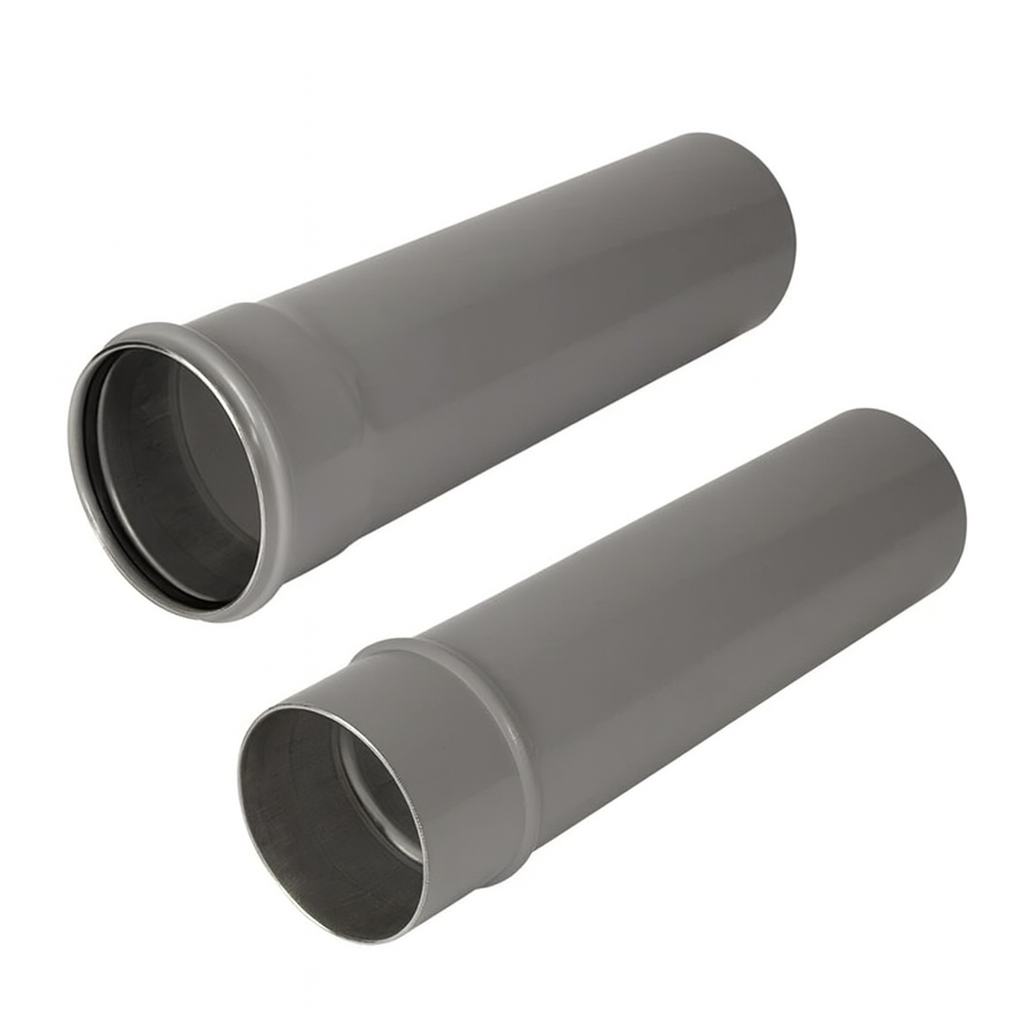 Unipipe EZ Vacuum Piping - Gray - -29 inHg - Includes Hinged Coupling