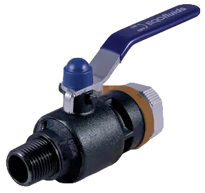 Unipipe OIL Ball Valve - Pipe x MNPT - 580 PSI