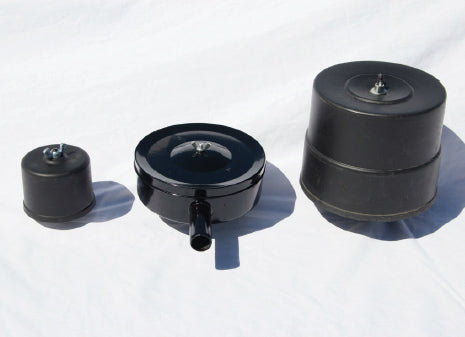 Castair, 2" Inlet 195 CFM 7.5"O.D.x7.5"O.A.Ht. Complete Air Filter Assembly and Element