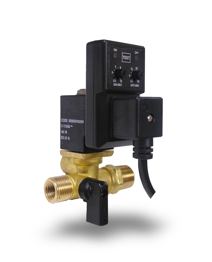 TSUNAMI EDV Timed Solenoid with built in strainer - 12v DC - 10W (longer lead time may apply)