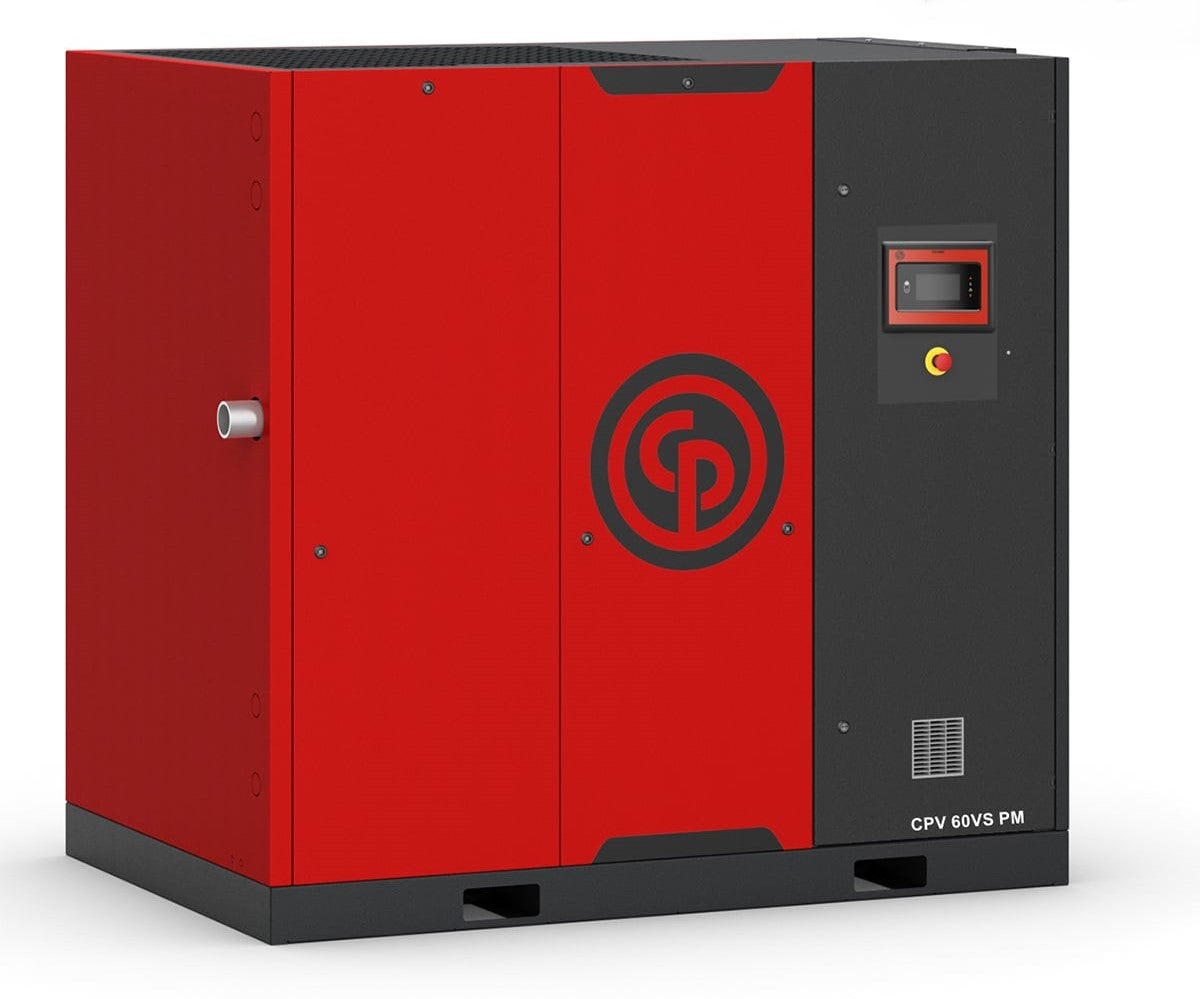 Chicago Pneumatic 60HP CPV Air Cooled Variable Speed Rotary Screw Air Compressor with Dryer Permanent Magnet Motor CPV 60VS PM A