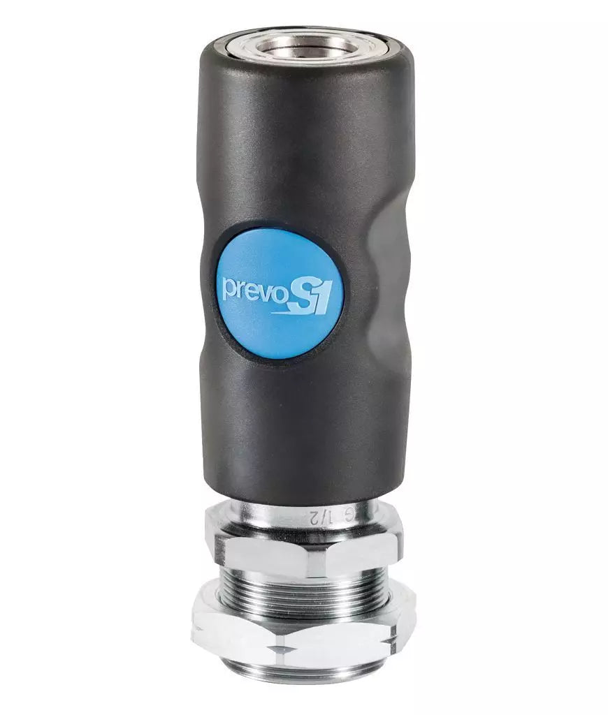 Prevost ISO B SAFETY COUPLING Panel thickness (in) = 0.43 NPT female thread = 1/2" FNPT