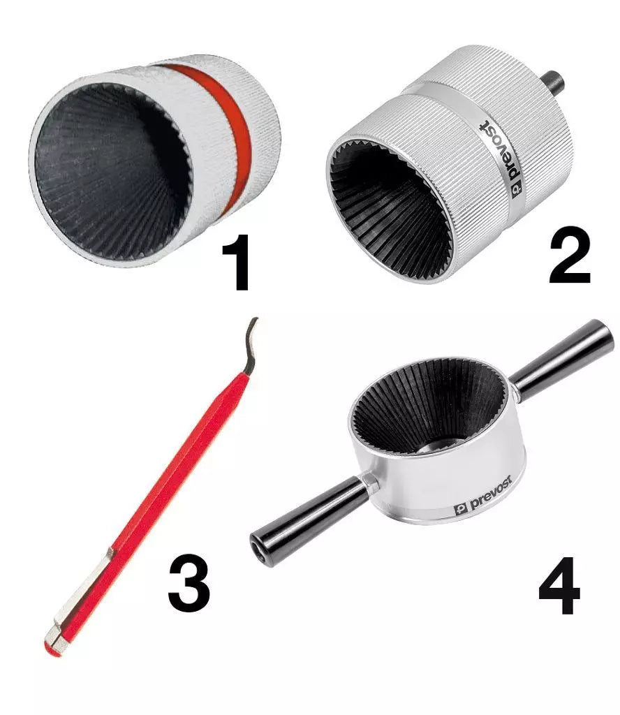 Prevost CHAMFERING TOOL For tube OD (in) = 1/2" For tube OD (in) = 2"