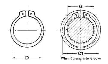 Balcrank Retaining Ring Truarc #5160-98 824474