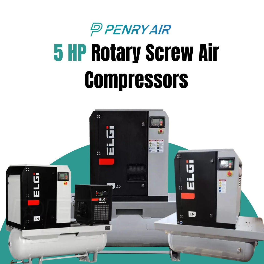 5 HP Rotary Screw Air Compressors | Fast Delivery - Penry Air