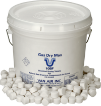 VAN AIR SYSTEMS 10BF/GAS DRY MAX DELIQUESCENT DESICCANT 25 LB. PAIL 33-0232