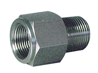 Balcrank Adapter Stainless Steel Hex Nippel 1” BSPP(M) x 3/4” NPT(M) 3270-172