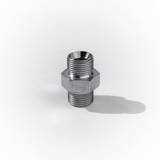 Tompkins Industries Nipple with Hex Male to Male BSPP Union 1" x 1" Steel  3420-16-16