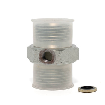 Tompkins Industries Nipple with Hex Male to Male BSPP Union 1" x 1" Steel  3420-16-16