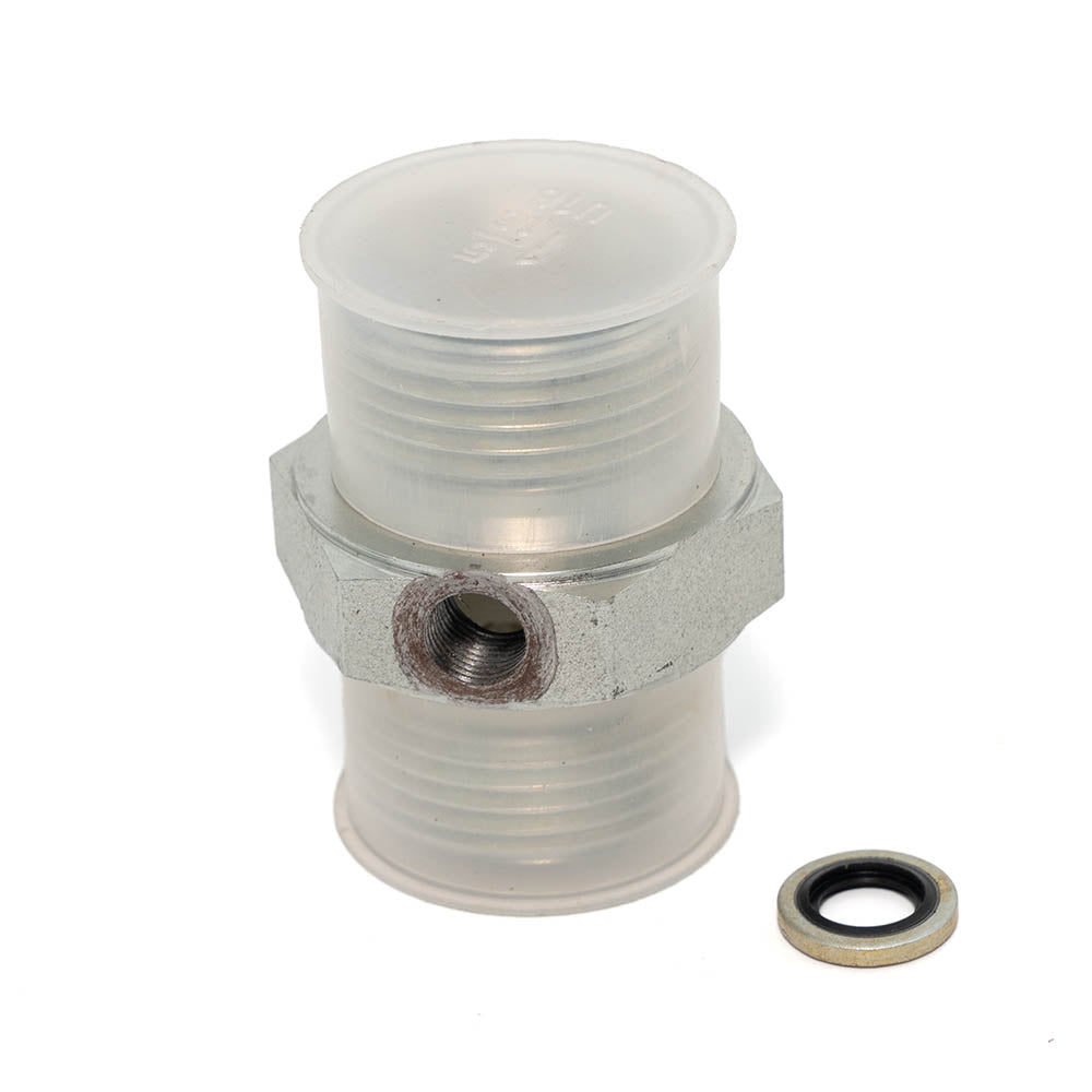 Tompkins Industries Nipple with Hex Male to Male BSPP Union 1" x 1" Steel  3420-16-16
