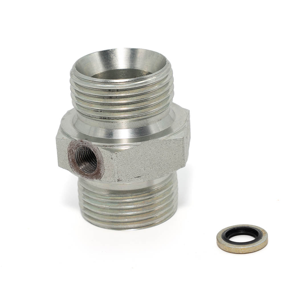Tompkins Industries Nipple with Hex Male to Male BSPP Union 1" x 1" Steel  3420-16-16