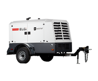 ELGi Portable Towable Compressor 375 cfm/Switchable 100 psi or 150 psi D400T4F