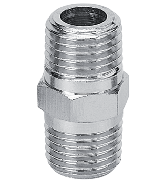 Prevost Brass Male Double Nipple
