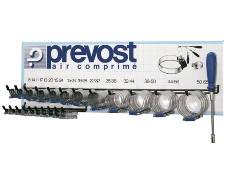 Prevost Clamp Display with Clamps