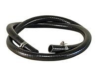 Balcrank Hose Suction Before Pump 6' x 1" ID Cut-end with Hose Clamps 8572-006