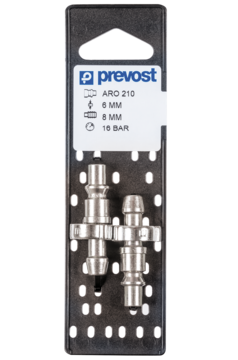 Prevost Hose Stem Plug with Ear Clamps on Plate