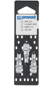 Prevost Male Plug on Plate