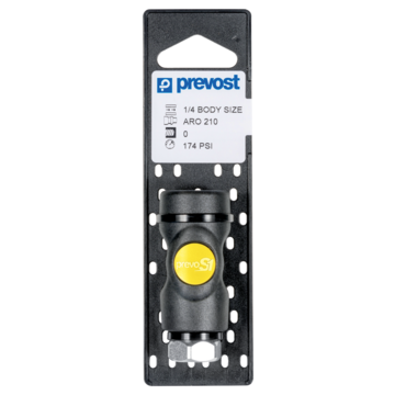 Prevost Female Safety Quick Coupler on Plate - prevoS1