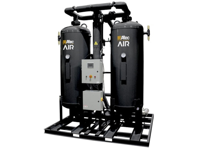 Altec AIR HRE Series Dual Tower Heat Regenerative Desiccant Air Dryer - 130 SCFM