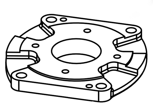 Balcrank Plate Adapter for Tiger HP Oil Pump Series 832201