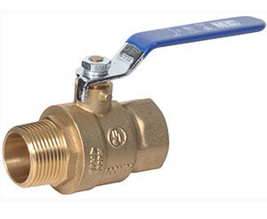 Unipipe Brass Ball Valve - Male x Female  - 600 PSI