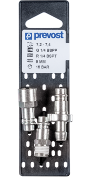Prevost Plug Set with Ear Clamp on Plate