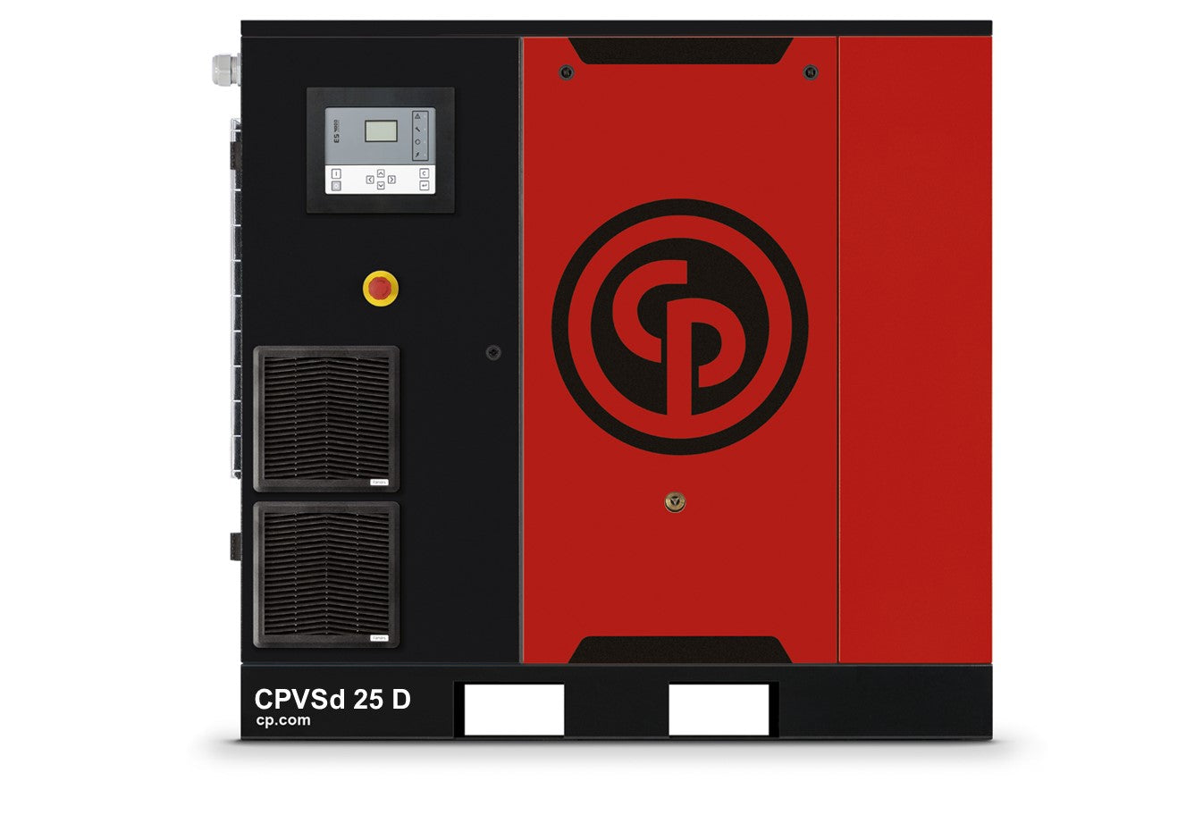Chicago Pneumatic 25HP CPVSd Variable Speed Direct Drive Rotary Screw Air Compressor with Dryer Base CPVSd 25 D BM