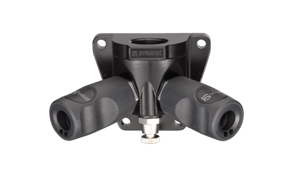 Prevost Female Thread Double Wall Manifold - 2 Couplers and Drain - prevoS1