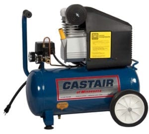 Castair 1.5 HP (115/1/12) Electric Air Compressor 4.6CFM@100psi 8 Gal Portable Tank D1518P20