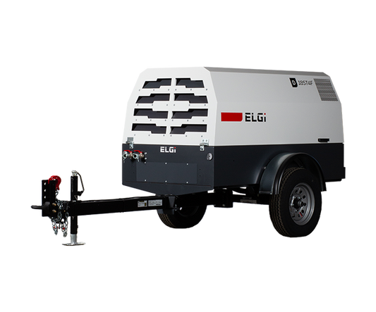 ELGi Portable Towable Compressor 185 cfm/100 psi D185T4F