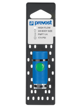 Prevost Standard Female Quick Coupler on Plate - PROLAC