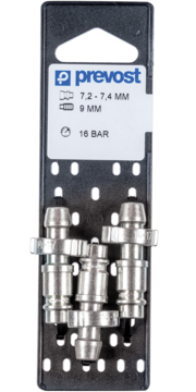 Prevost Hose Stem Plug with Ear Clamps on Plate