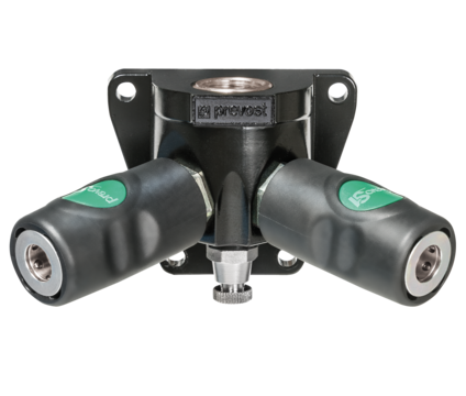 Prevost Female Thread Double Wall Manifold - 2 Couplers and Drain - prevoS1