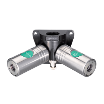 Prevost Female Thread Double Wall Manifold - 2 Couplers and Drain - prevoS1