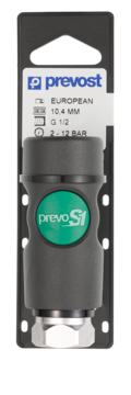 Prevost Female Safety Quick Coupler on Plate - prevoS1